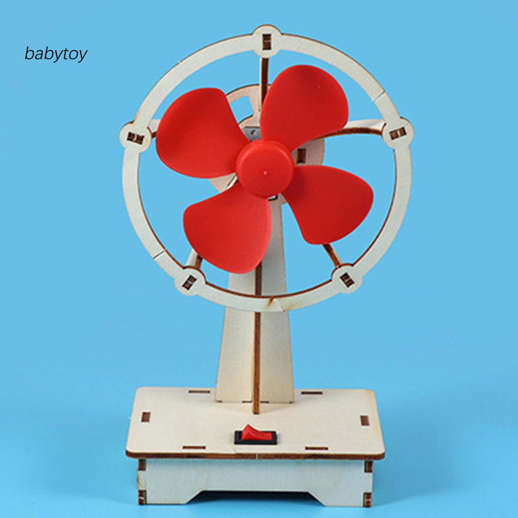 [Ready Stock] Eco-friendly DIY Fan Model Science Building Fan Kit Brain Development for Kids