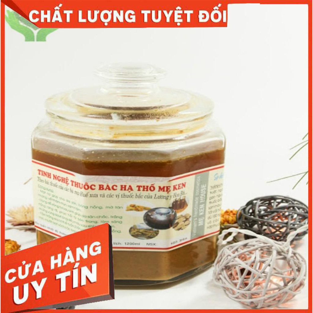 Mặt Nạ Đắp Và Uống Tinh Nghệ Thuốc Bắc Hạ Thổ Tắm Trắng Xông Hơ Mẹ Sau Sinh Meken