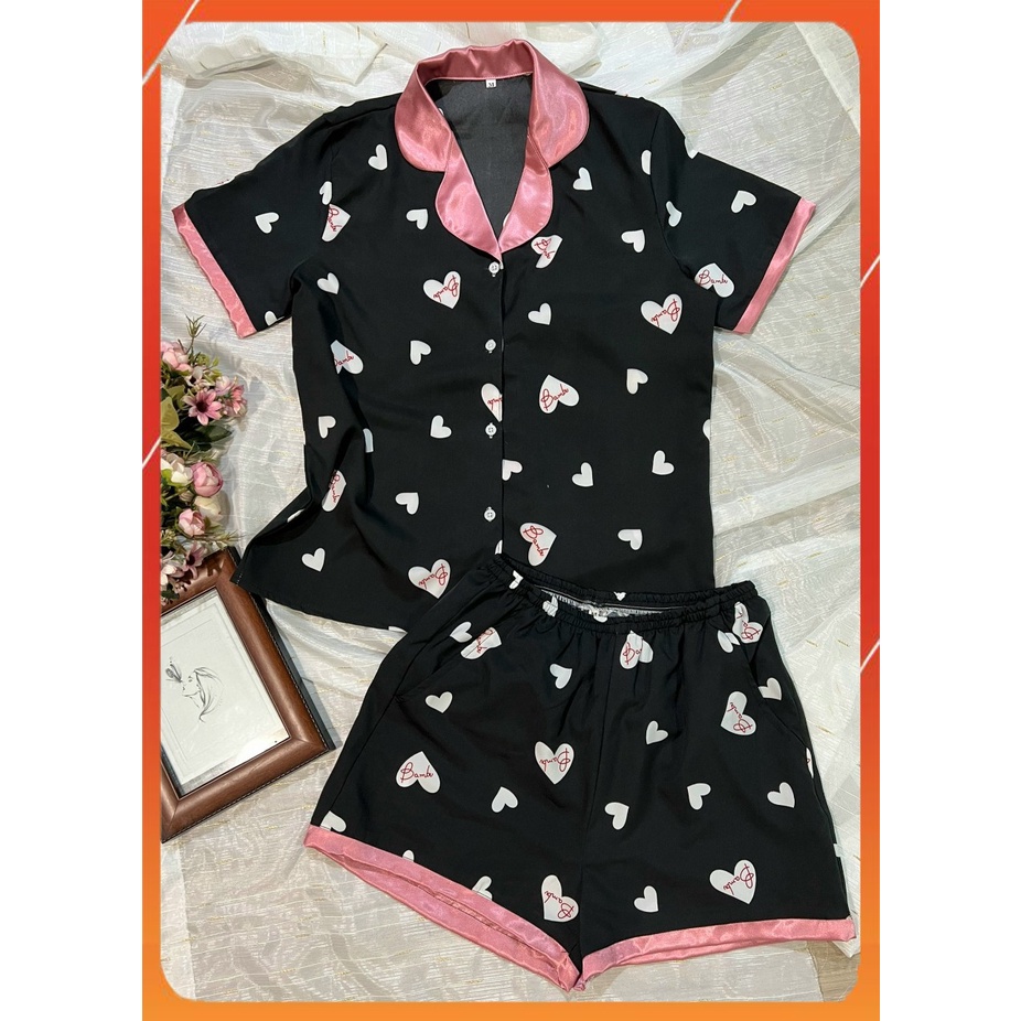 [Mã FATHANG5 giảm 10K đơn 50K] [GIẢM GIÁ]ĐỒ BỘ PIJAMA MẶC NHÀ[Ảnh thật- Hàng thiết kế] vải lụa satin gấm cực sang