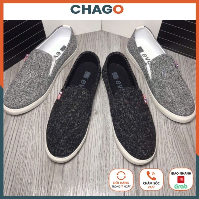 Giày lười tôm nam 2 màu thoáng khí CHAGO GTT196