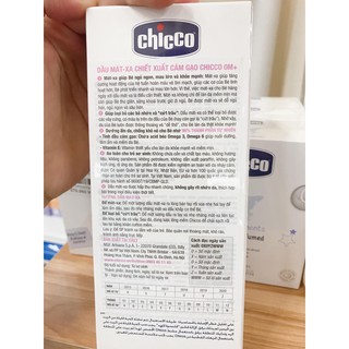 Dầu Massage Hạnh Nhân Chicco