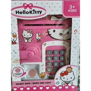hộp đồ chơi chiếc Két mini hello kitty thông minh có nhận biết vân tay