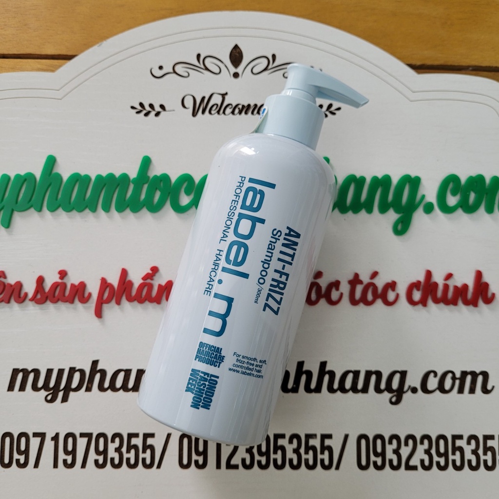 DẦU GỘI XẢ LABEL.M DƯỠNG ẨM CHO TÓC BÔNG XÙ ANTI - FRIZZ 300ML - 200ML HOẶC 𝐌𝐀̣̆𝐓 𝐍𝐀̣ 𝐃𝐔̛𝐎̛̃𝐍𝐆 𝐓𝐎́𝐂 LABEL.M 𝐀𝐍𝐓𝐈-𝐅𝐑𝐈𝐙𝐙 5