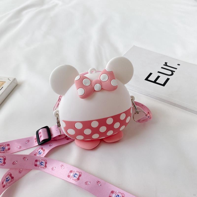 Túi Đeo Chéo Hình Chuột Minnie Đáng Yêu Cho Bé