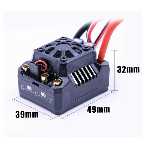 ESC brushless không chổi than hobbywing WP MAX10 SCT RTR 120A