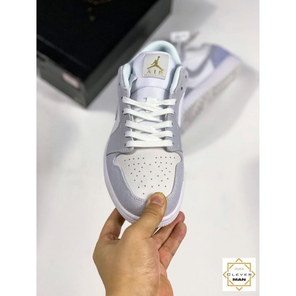 (FULLBOX) Giày thể thao AIR JORDAN 1 low Paris cổ thấp xám xanh cực đẹp CỰC ĐẸP