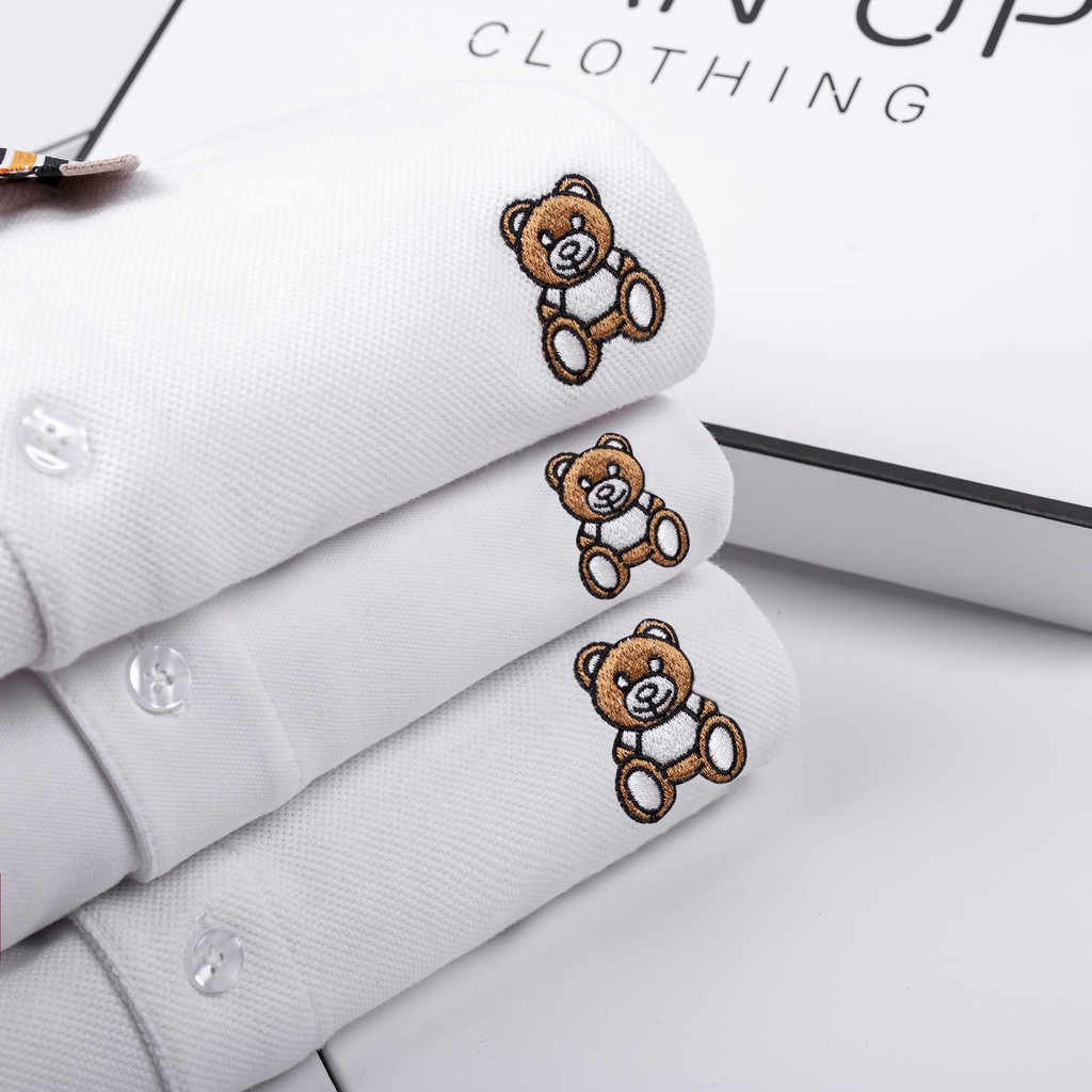 Áo Phông  Nam Nữ 🥇️🥇 HÀNG VNXK 🥇️🥇 Polo Gấu Nâu Viền Cổ Chất Liệu Thun Cá Sấu Thấm Hút Mồ Hôi Tốt | BigBuy360 - bigbuy360.vn