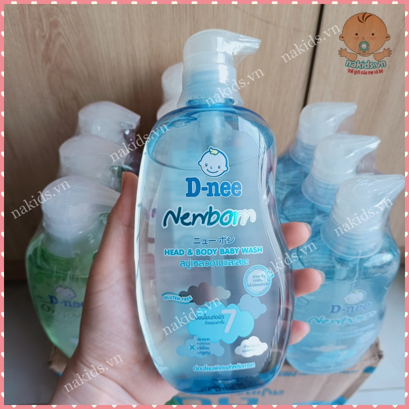 Sữa Tắm Gội Sơ Sinh Dnee An Toàn Cho Da Của Bé