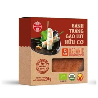 Bánh tráng gạo lứt hữu cơ Bích Chi 200g