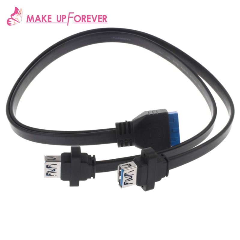 Dây Cáp Nối Dài 2 Cổng Usb 3.0 Cái Sang Bo Mạch Chủ 20pin