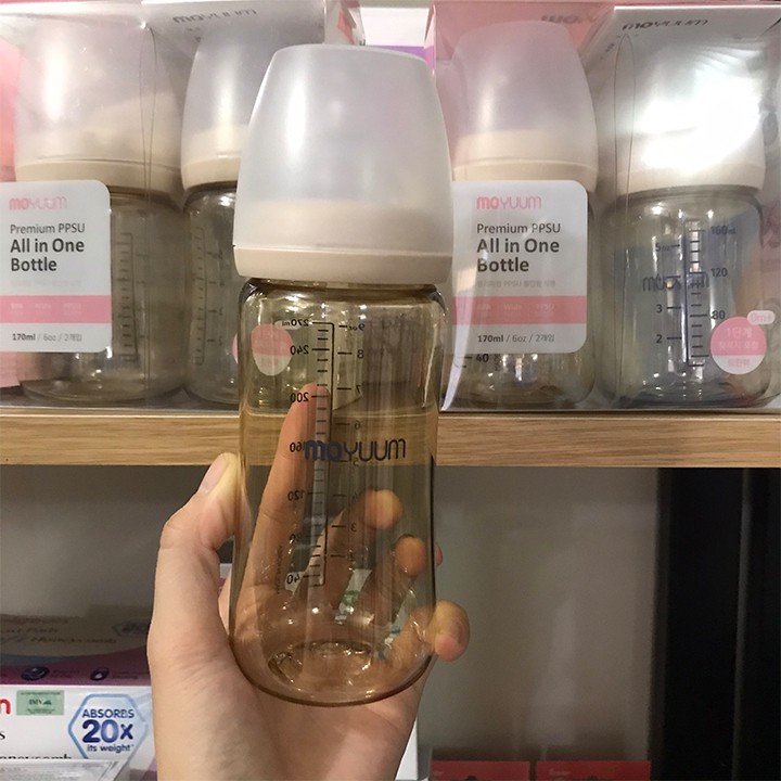 Bình sữa Moyuum Hàn Quốc 170ml &amp; 270ml