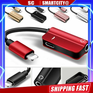 Cáp Chuyển Đổi Bằng Nhựa ABS Đổi Chuôi Lightning Sang 3.5mm Cho Iphone 7 8 Plus Xr Xs 11