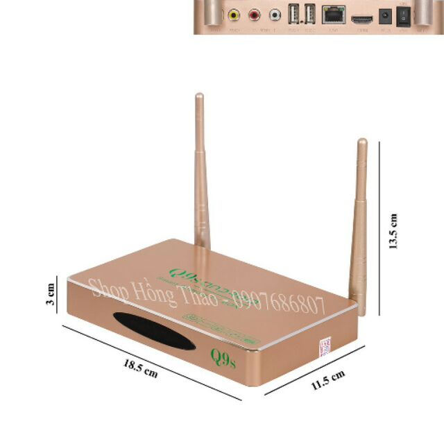 Đầu thu sóng Android TV Q9S