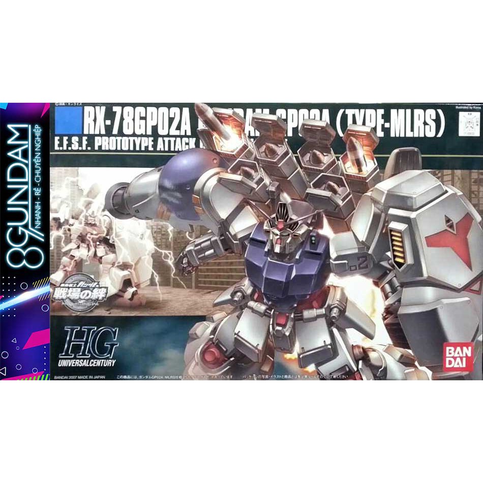 Mô Hình Lắp Ráp Gundam HG UC GP02A MLRS Custom