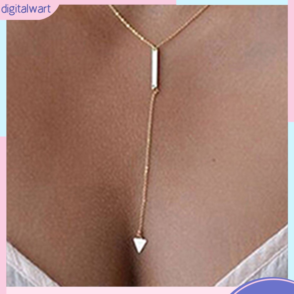 Dây chuyền kim loại thiết kế thanh lịch đơn giản nhỏ xinh dành cho nữ