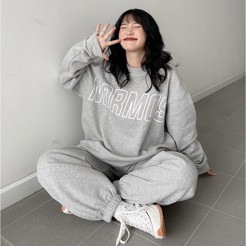 BỘ NỈ LIGHT GREY SET NORMOS