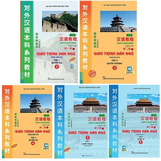 Sách - combo 5 cuốn giáo trình hán ngữ tập 2, 3, 4, 5, 6