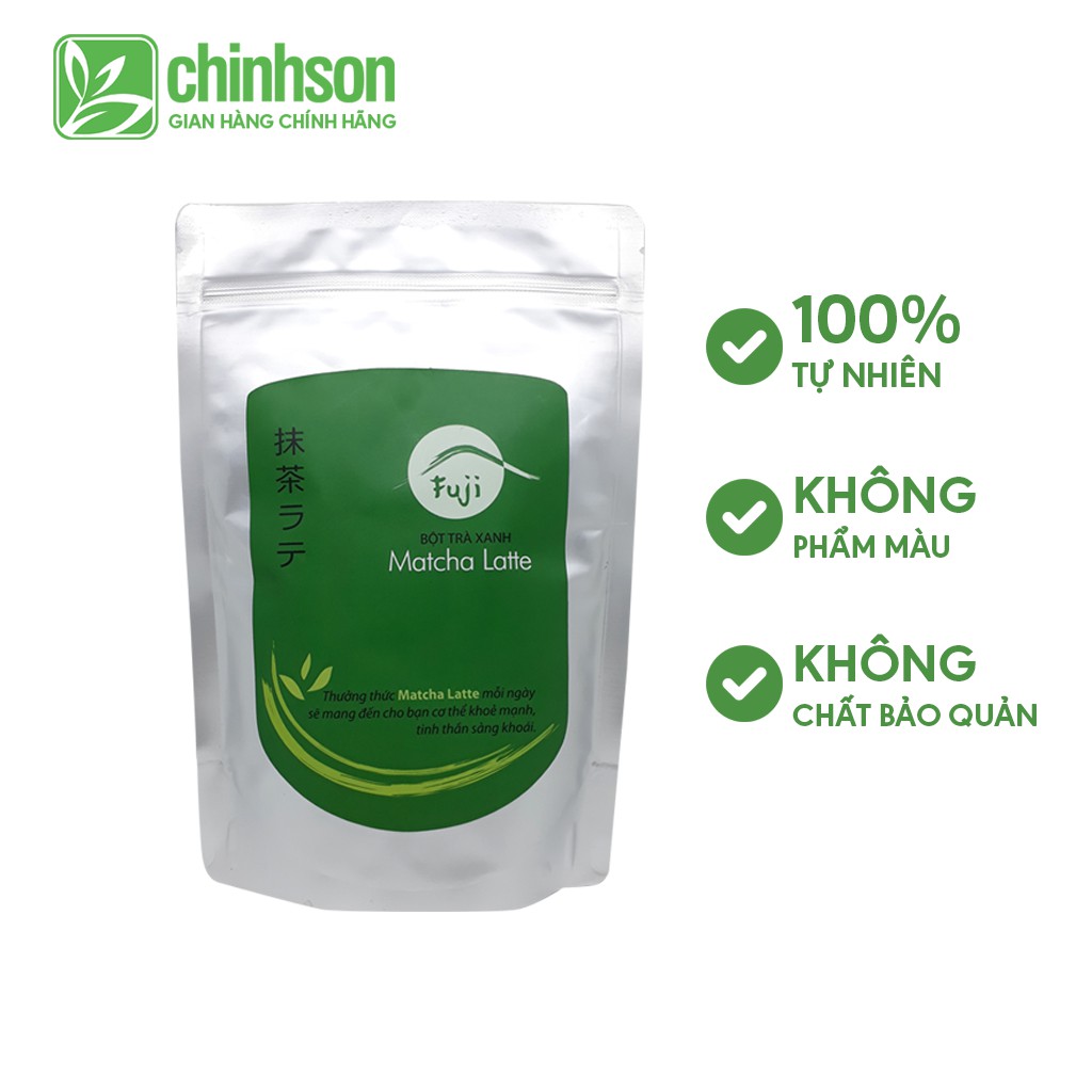 Bột Trà Xanh Sữa Chính Sơn Matcha Latte Hòa Tan Uống Liền 750g/500g/200g