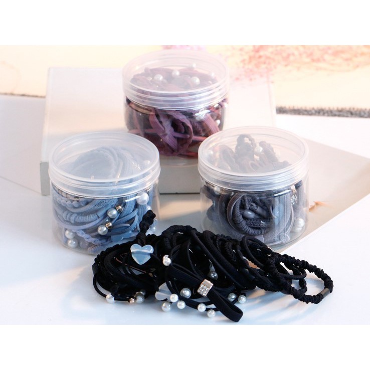 SET Thun Cột Tóc Thời Trang Nữ Tính MS:CT15 - Hưng Long PC