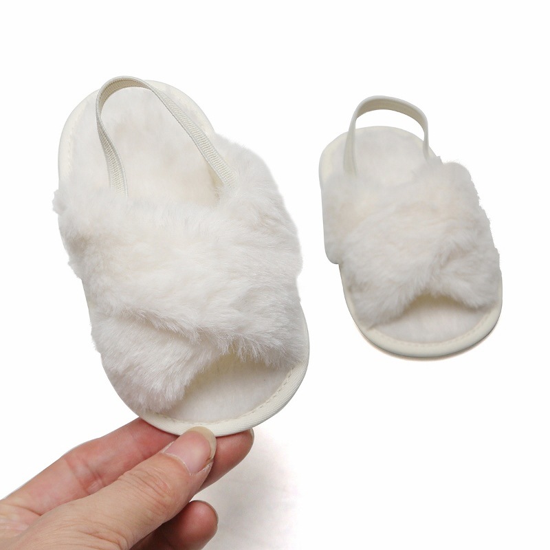 （0-18 M) WEIXINBUY Kids Slippers Children Home House Girls Shoes Boys Indoor Bedroom Baby Cotton House Flats Soft Bottom Slippers