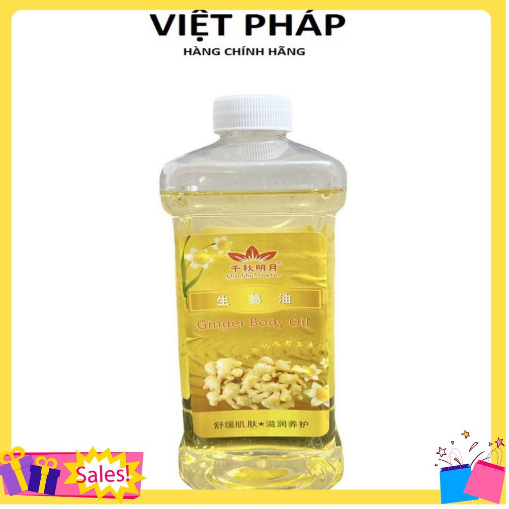 Tinh dầu gừng massa body 1000ml giá tốt nhất shopee