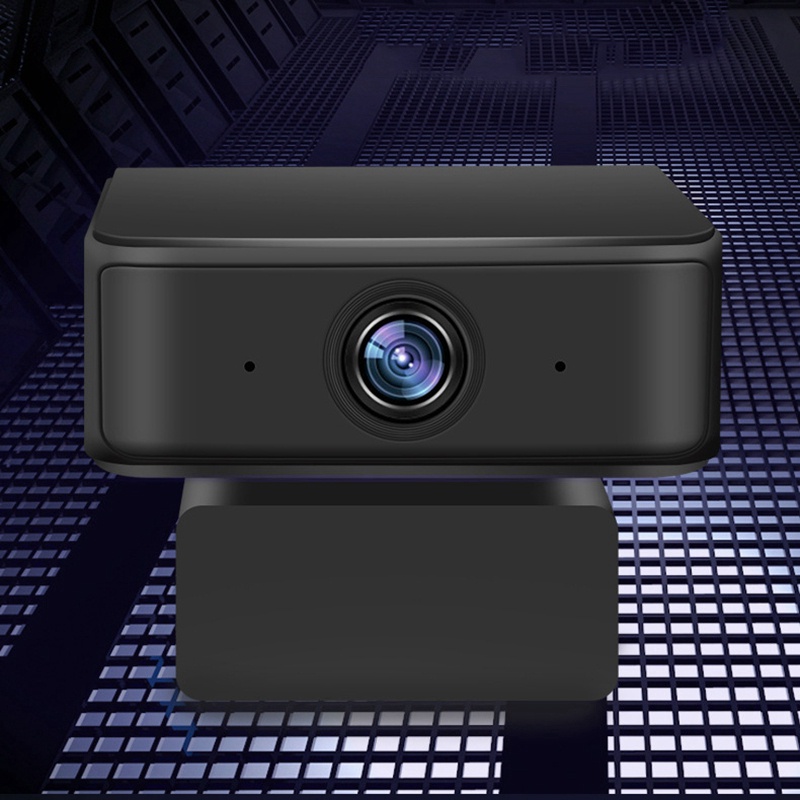 Webcam HD 1080P có micro chống tiếng ồn xoay 360 độ kèm chức năng thu phóng