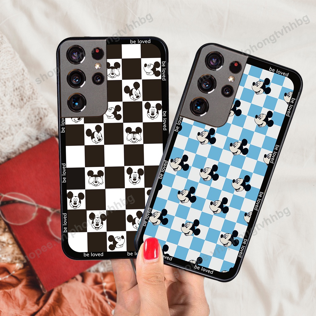 Ốp lưng Samsung S21 / S21 FE / S21 Plus / S21+ / S21 Ultra in mẫu trái tim caro, chuột mikey thể thao cực đẹp cute siêu