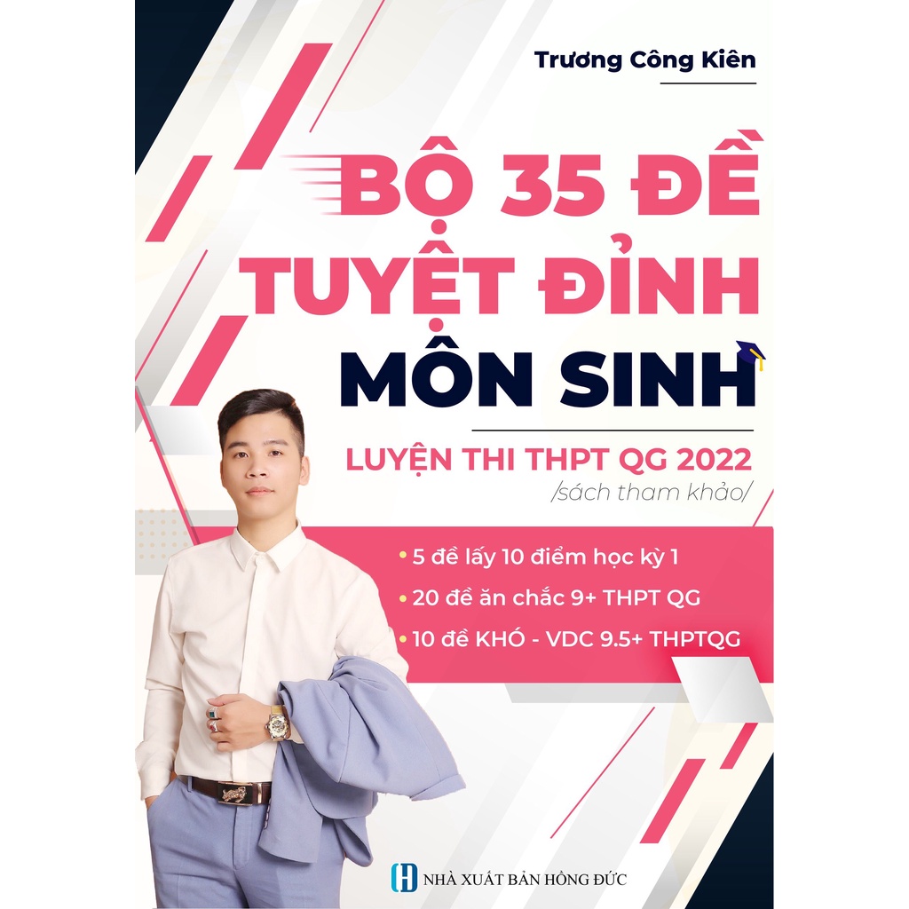 [Mã BMINCU50 giảm 50K đơn 250K] Sách - Bộ 35 Đề Tuyệt Đỉnh Môn Sinh Luyện Thi THPTQG 2022 (Thầy Trương Công Kiên)