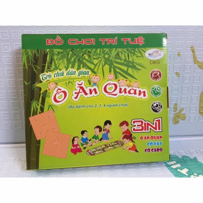 Ô ăn quan, cờ vây, cờ caro- Bộ trò chơi dân gian 3 trong 1