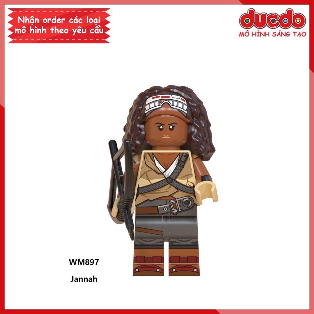 Minifigures các nhân vật trong Star Wars tuyệt đẹp - Đồ chơi Lắp ghép Xếp hình Mini Mô hình WM WM6082