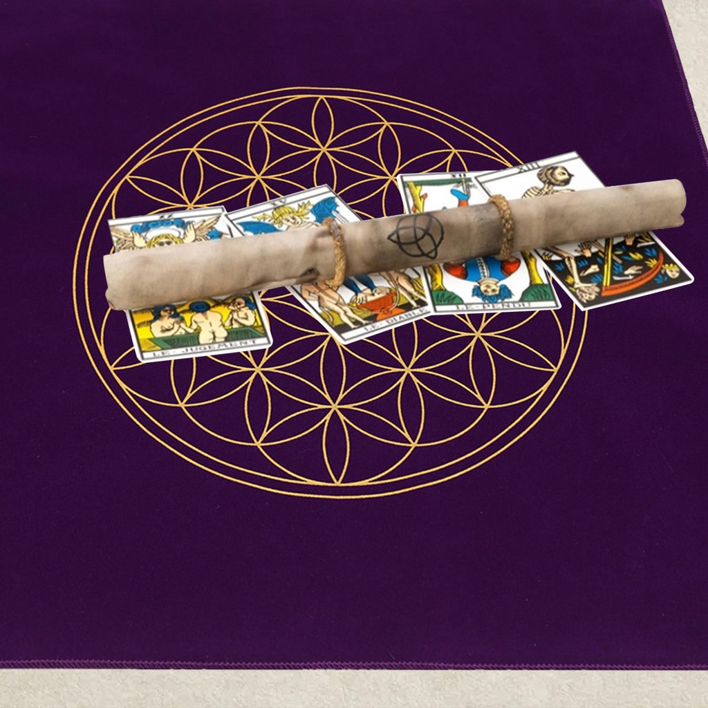 Tấm Vải Trải Bàn Bói Tarot Kèm Túi Đựng Tiện Dụng