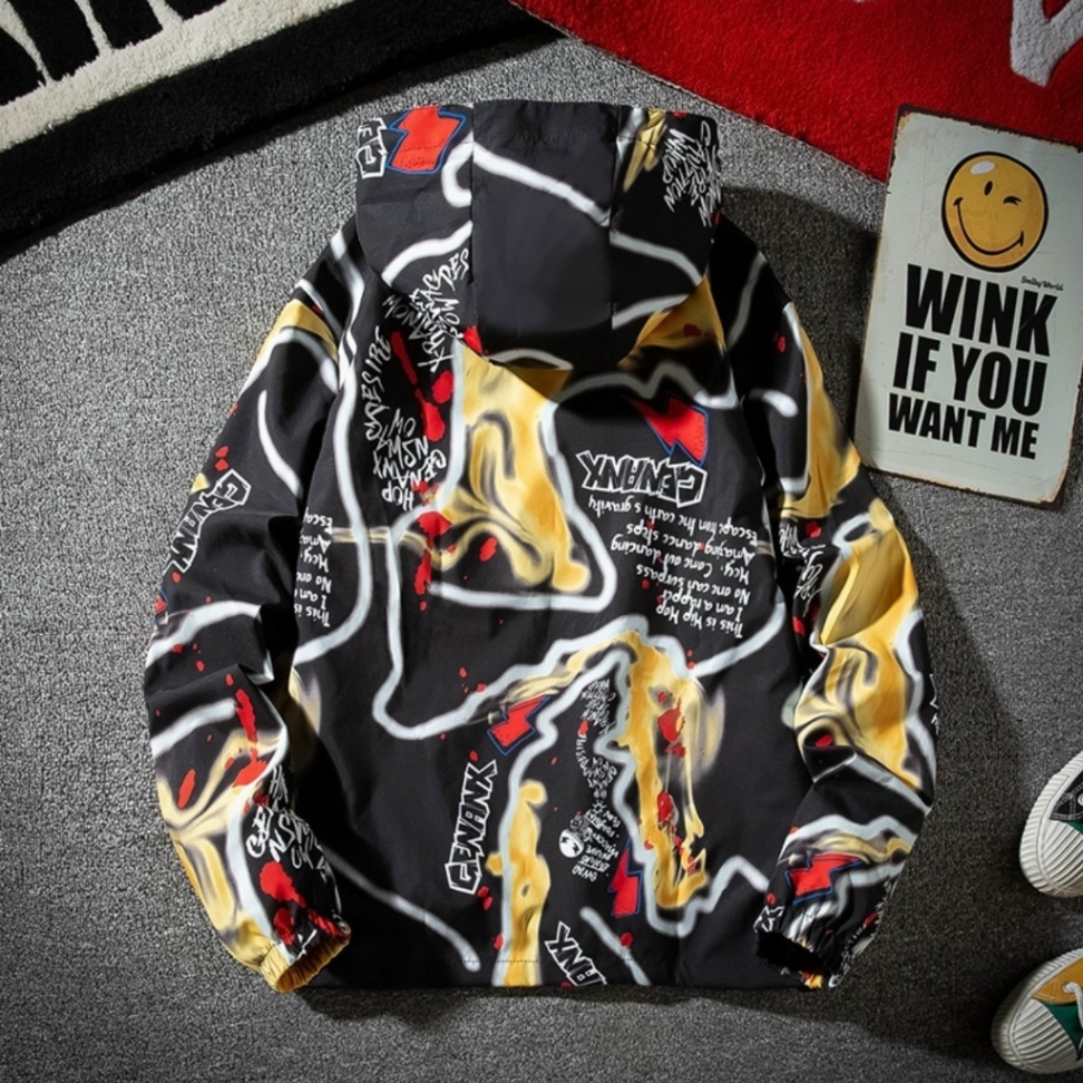 [FREESHIP] 💖ÁO KHOÁC DÙ FORM RỘNG IN 3D  GENANX HOẠ TIẾT💖 ÁO KHOÁC NAM, ÁO KHOÁC NỮ, thông thoáng, chống nước nhẹ | BigBuy360 - bigbuy360.vn