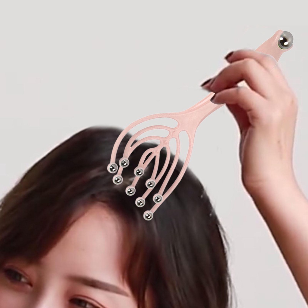 Con Lăn Mát Xa Da Đầu Giảm Căng Thẳng Kích Thích Mọc Tóc