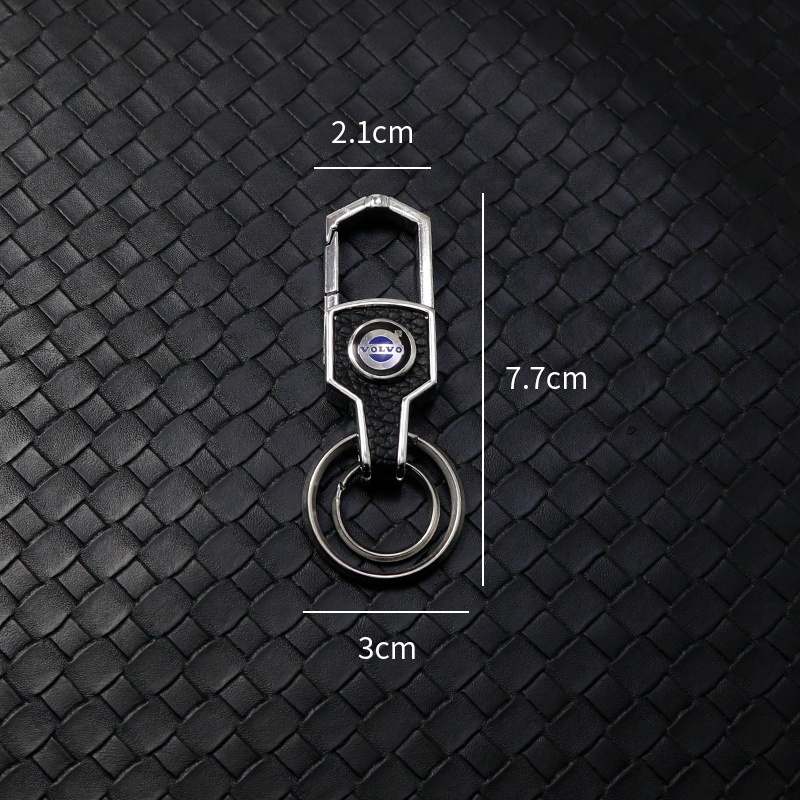 Móc Khóa Kim Loại Hình Logo 3D Chống Mất Cho Volvo XC60 XC80 XC90 V40 V60 S60L S80