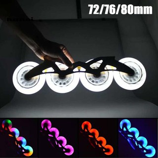 Set 2 Bánh Xe Trượt Patin Có Đèn LED 80 / 76 / 72mm