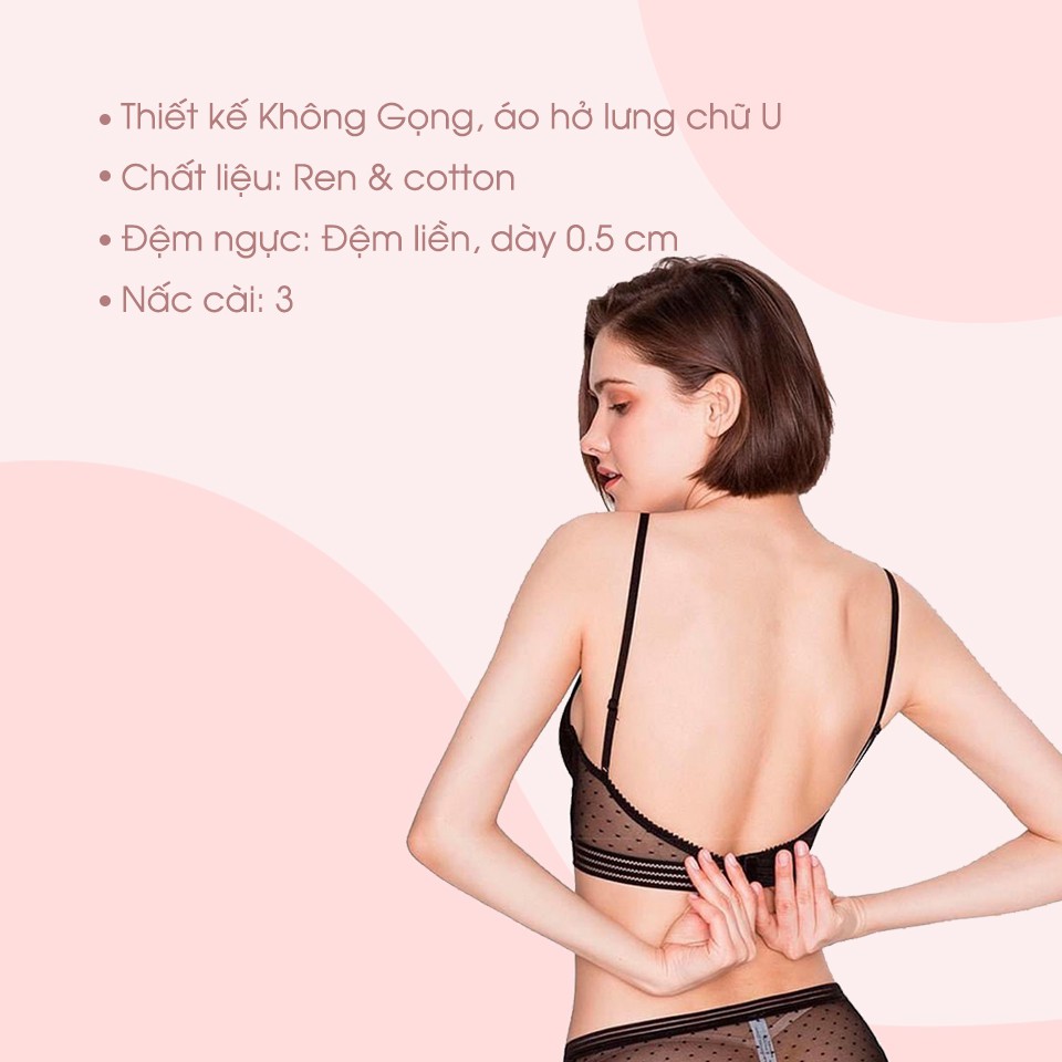 Áo Bralette Chữ U mặc đầm hở lưng LOIRE BRL01