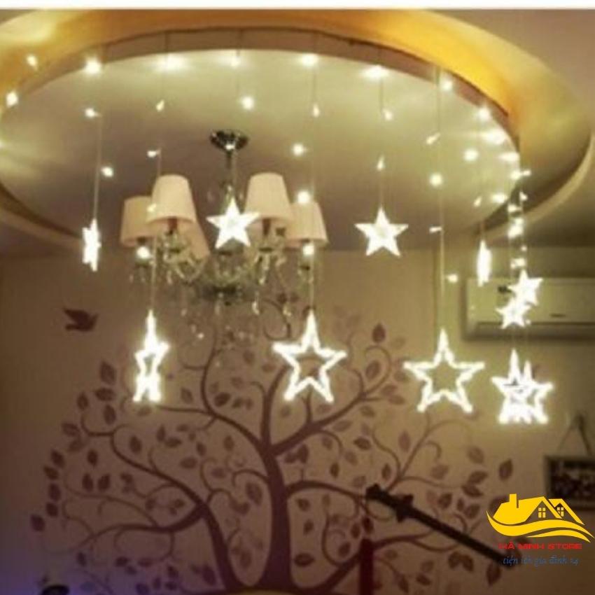 Đèn nháy hình sao màu nắng giúp ngôi nhà lung trong mùa giáng sinh đèn nháy trang trí Hà Minh Store