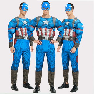 Mặt Nạ Hóa Trang Nhân Vật Captain America Cho Người Lớn