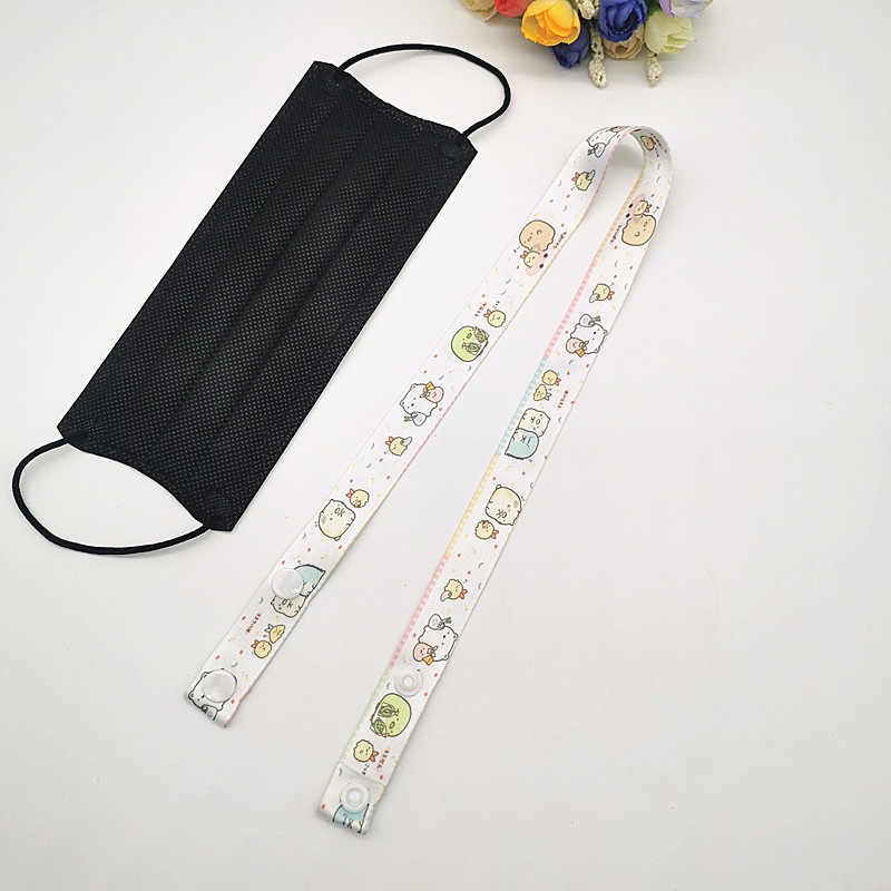 Y&amp;X Dây đeo khẩu trang cho bé, giữ khẩu trang chống thất lạc có hoạ tiết hoạt hình đáng yêu cho bé rất tiện dụng