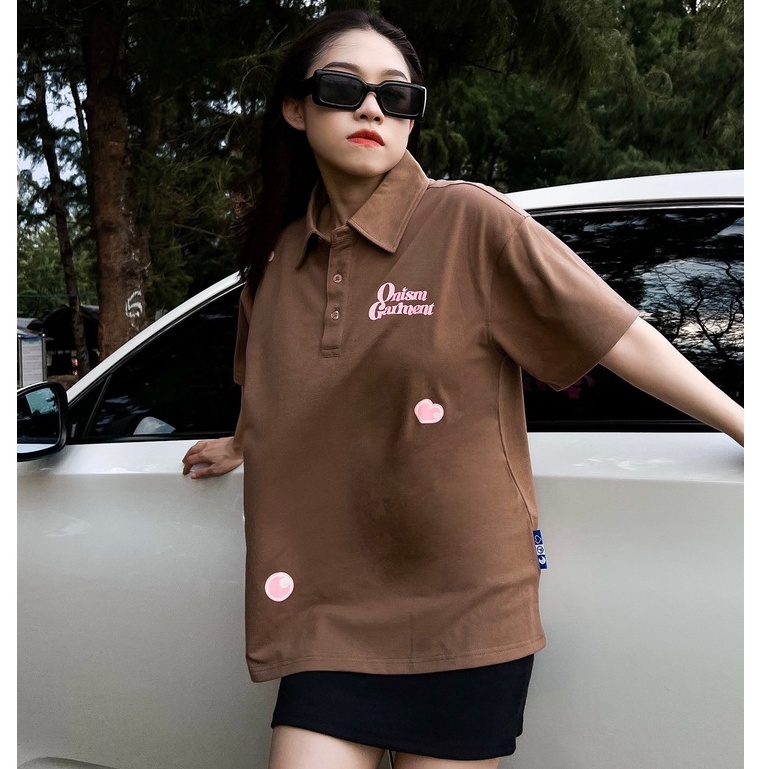 Áo thun polo BASIC GRAMENT màu nâu - Polo tee ONISM