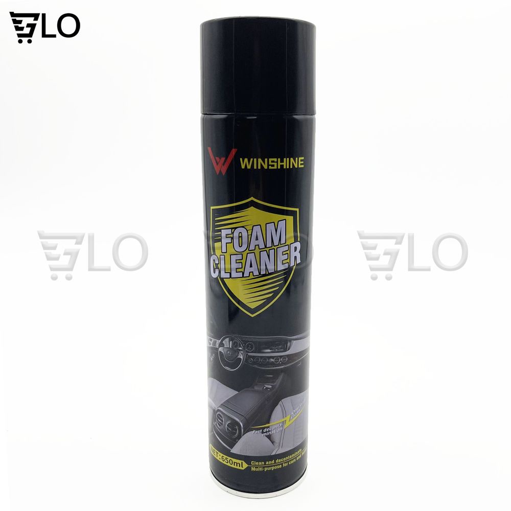 Chai Xịt WINSHINE FOAM CLEANER Vệ Sinh Ghế Da, Tẩy Rửa Làm Sạch Nội Thất Ô Tô, Túi Xách Da, Nỉ, Vải Cao Cấp