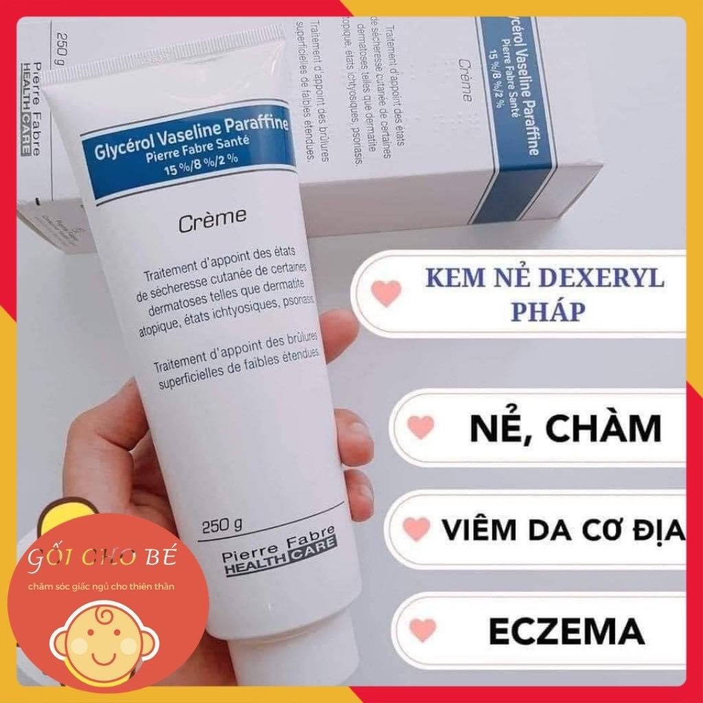 KEM DƯỠNG DA NGỪA NẺ CHÀM SỮA CHO TRẺ VÀ GIA ĐÌNH DEXERYL 250G.