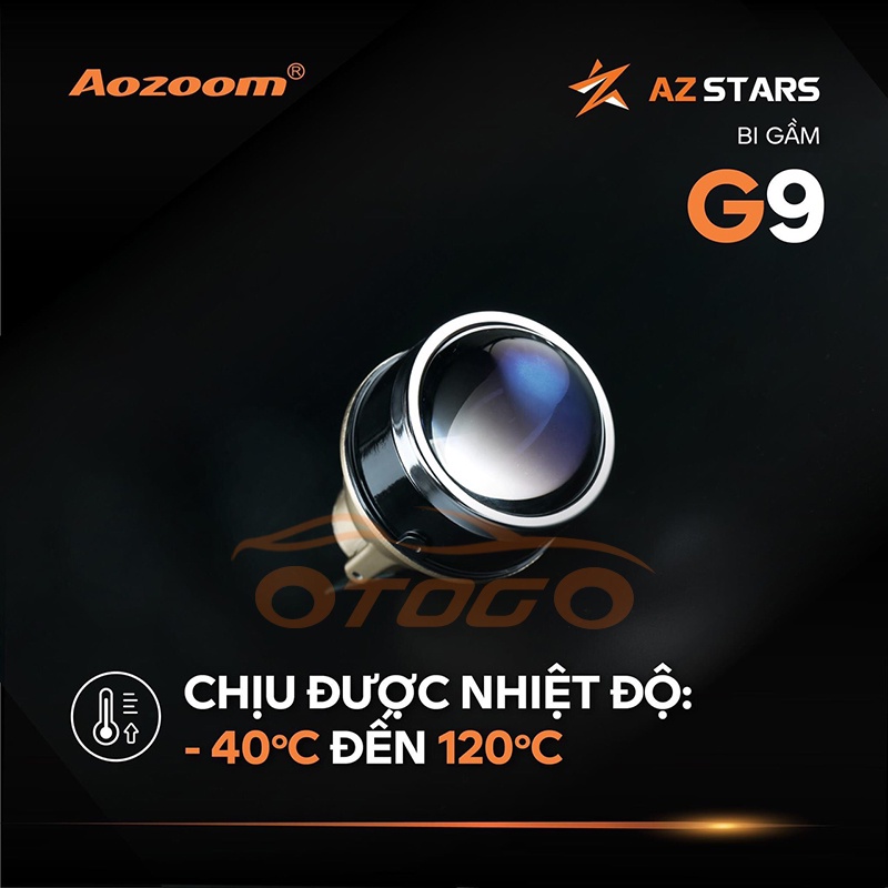 Đèn Bi Gầm Aozoom AZ STARS G9 Cao Cấp - Chuẩn Chính Hãng Aozoom
