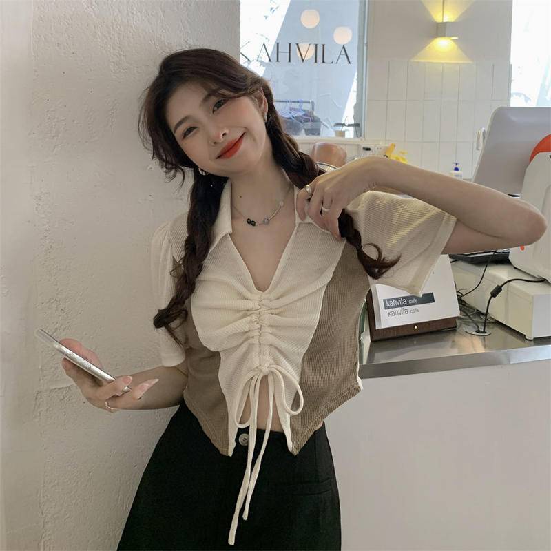 Áo Thun Polo Tay Ngắn Thời Trang Mùa Hè Dành Cho Nữ