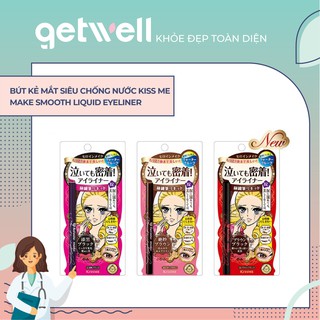 BÚT KẺ MẮT SIÊU CHỐNG NƯỚC KISS ME MAKE SMOOTH LIQUID EYELINER