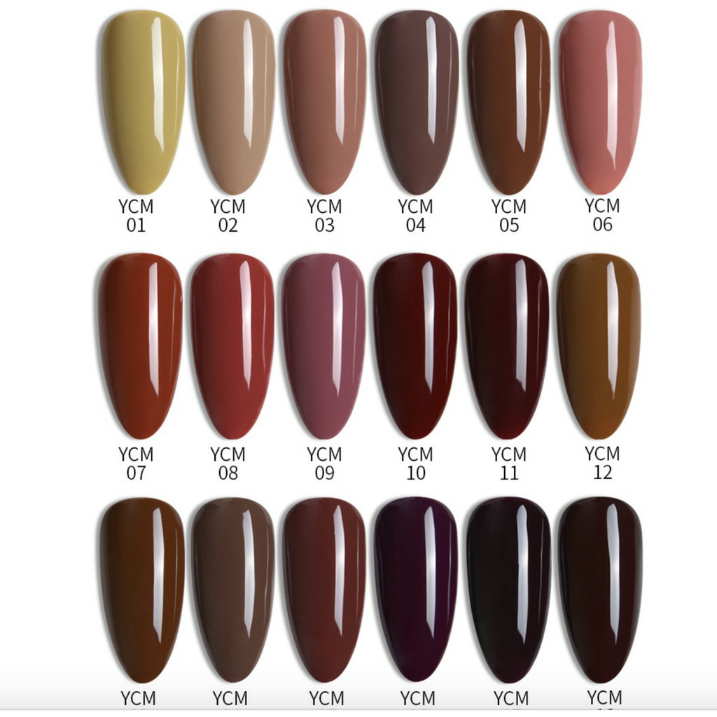 Sơn Gel As mã YCM | Chai đỏ 15ML