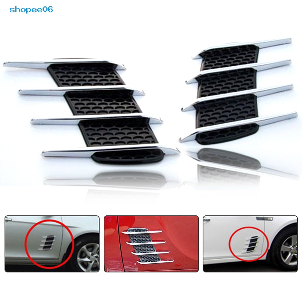 FENDER Set 2 miếng dán trang trí lỗ thông gió xe hơi OB-59