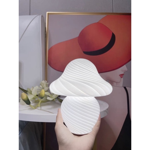 Đèn để bàn hình nấm Table Lamp nhiều màu phong cách Bắc Âu