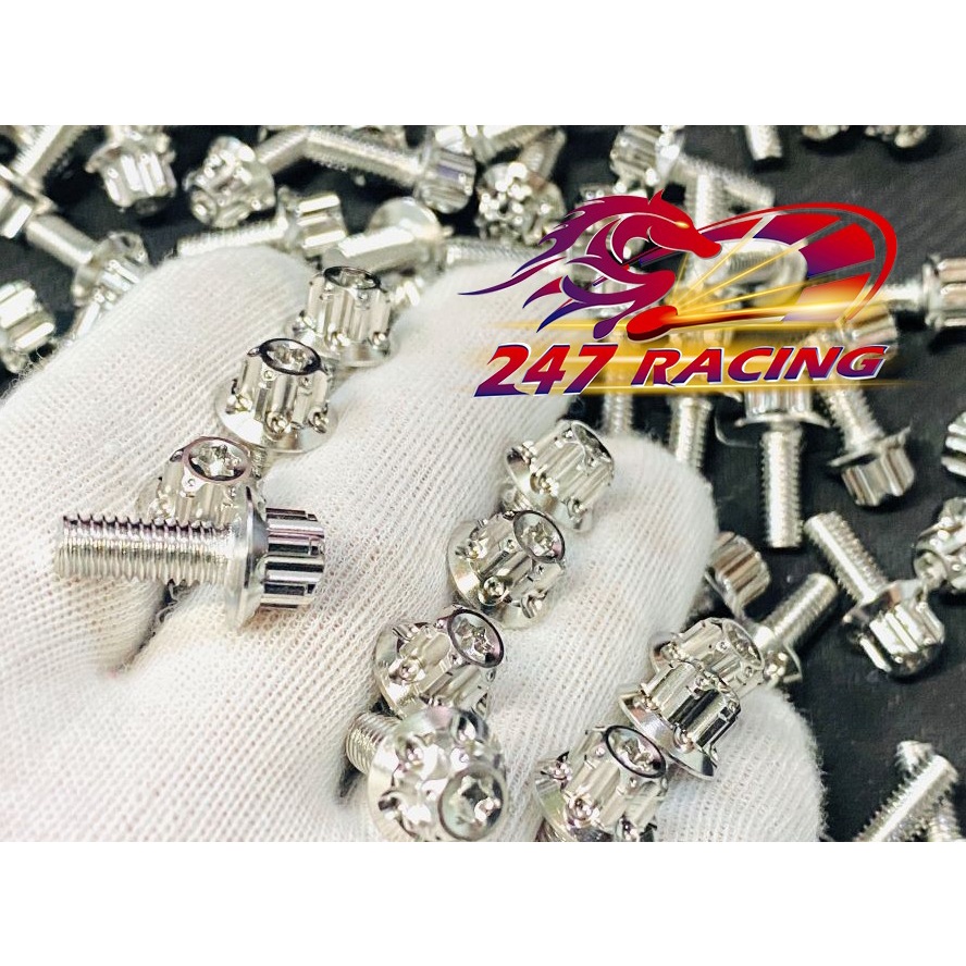 Ốc Salaya INOX 304 Trụ S3 gắn Cacte 6li10 gắn xe máy Exciter,winner,sirius,wave,dream...siêu rẻ