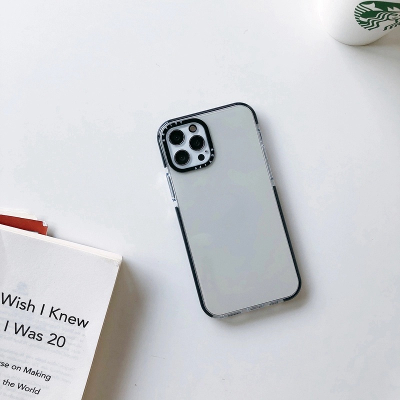 Ốp Điện Thoại silicone Mềm Trong Suốt Màu Trơn CASETIFY Cho iphone 15 14 plus 11 12 13 pro 15pro max